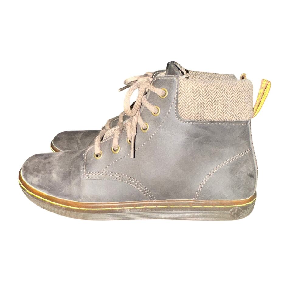 Dr Martens Maelly Ankle Boots Women's Size 8 Brown Leather Padded Collar Shoes